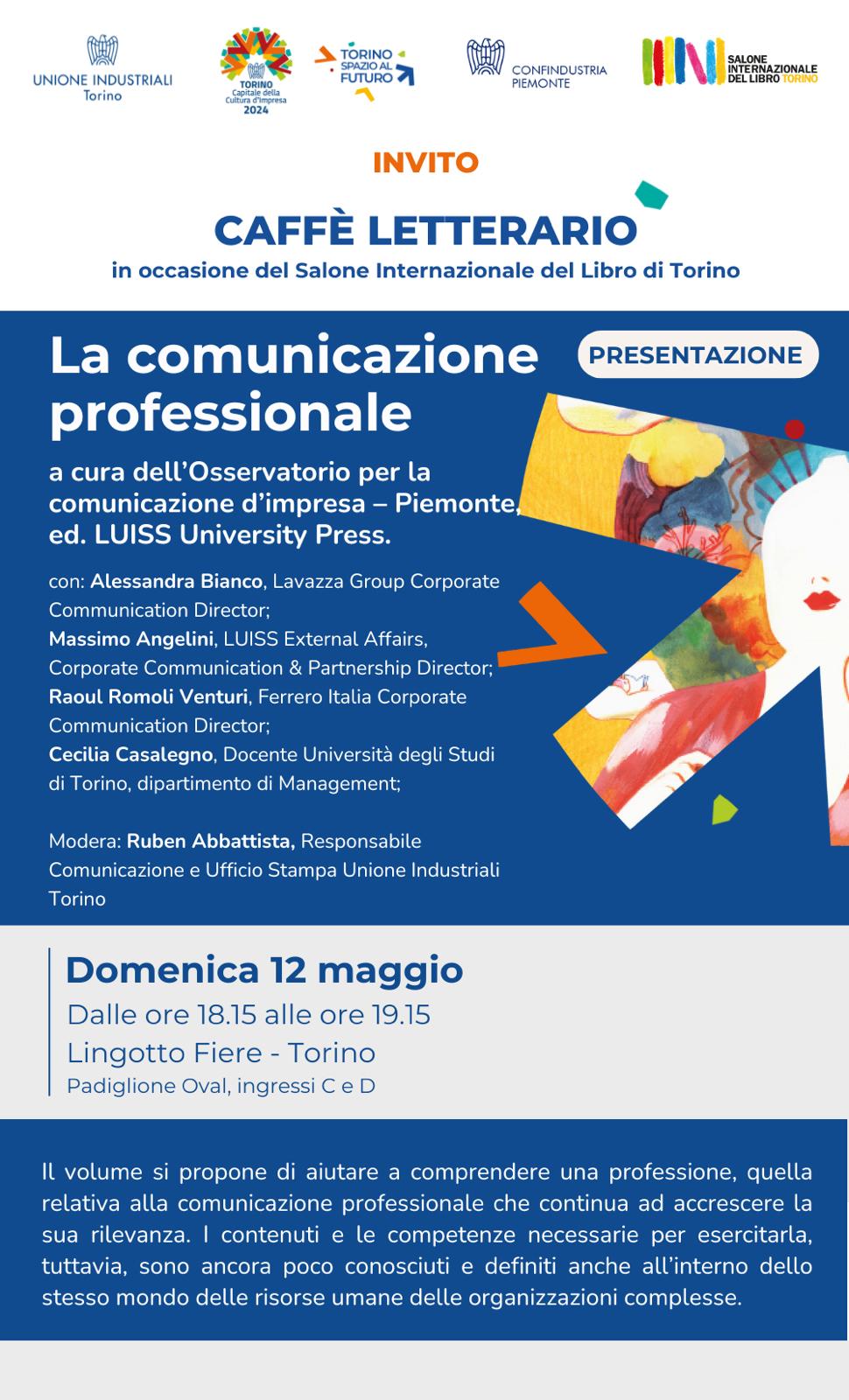 [EVENTO] - LA COMUNICAZIONE PROFESSIONALE - Salone del Libro di Torino